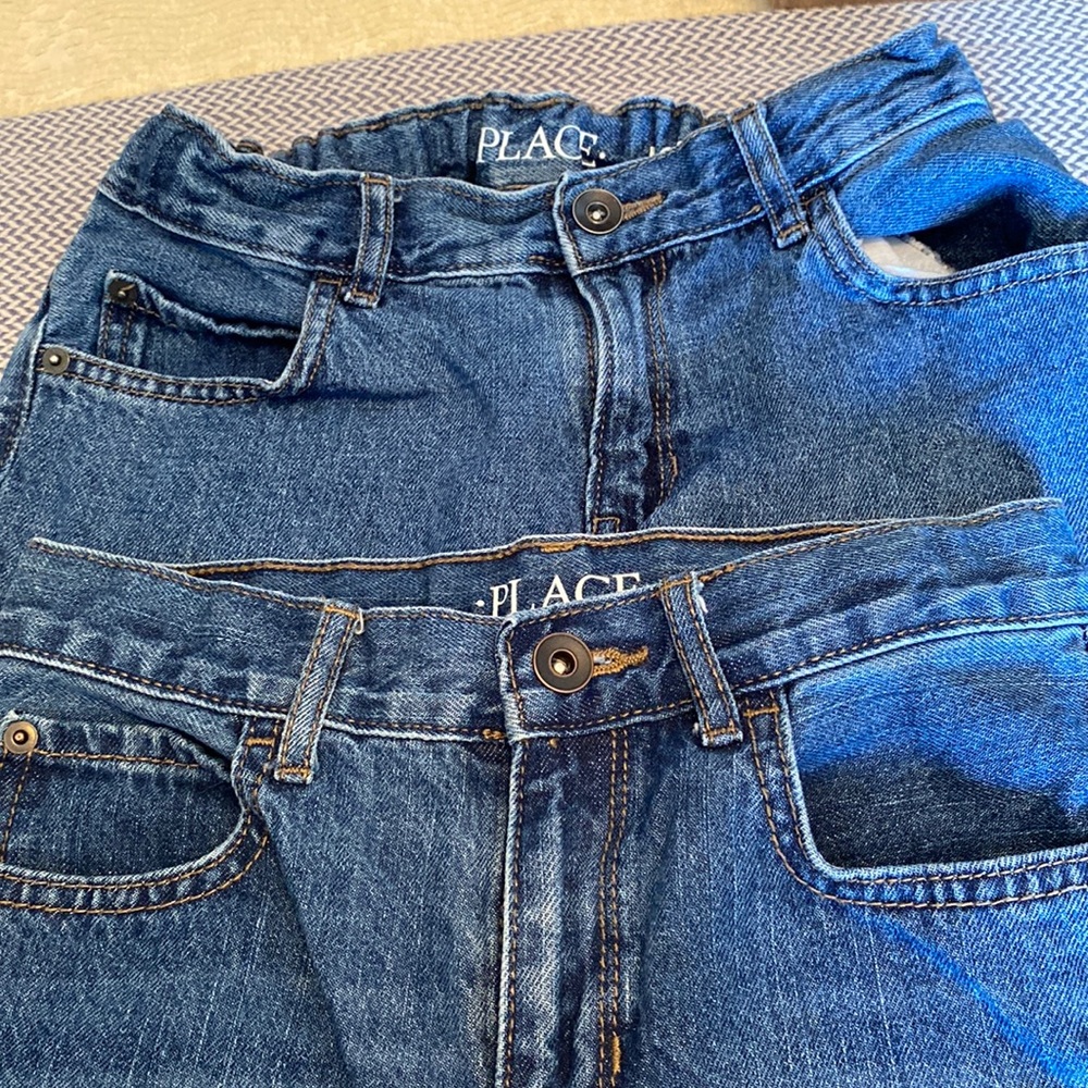 2 pairs boys jeans